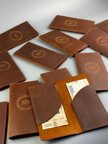 Шкіряні рахівниці для ресторанів та кафе (папка для рахунку) з натуральної шкіри HoReCa з натуральної шкіри &mdash; фото виробу від майстерні Shiynik - Магазин шкіряних виробів