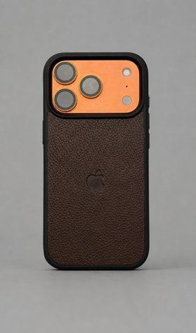 Шкіряний чохол для iPhone 17 Pro з натуральної шкіри ручної роботи | Преміальний захист смартфона з натуральної шкіри &mdash; фото виробу від майстерні Shiynik - Магазин шкіряних виробів